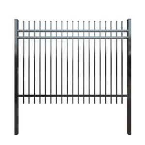 Spear Top Steel Fence