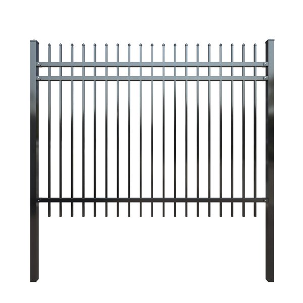 Spear Top Steel Fence
