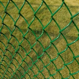 PVC coated chain link fence