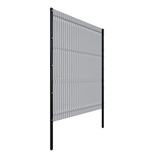 Black High Security Anti Climb Fence for Prison